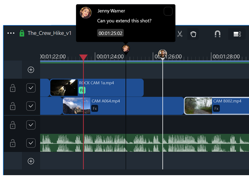 collaborative video editing on Libravid