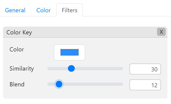 color key settings