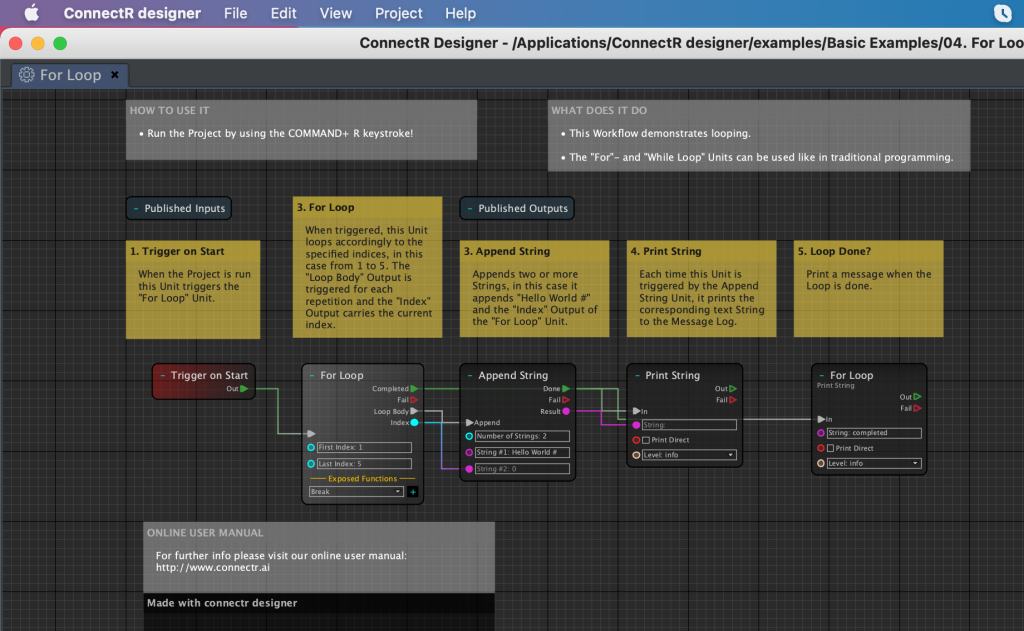 Connectr comes packed with hundreds of useful actions, including FFMPEG transcoding, email and text messaging, file moving and copying, applying metadata in Axle AI, and media upload to online storage or social